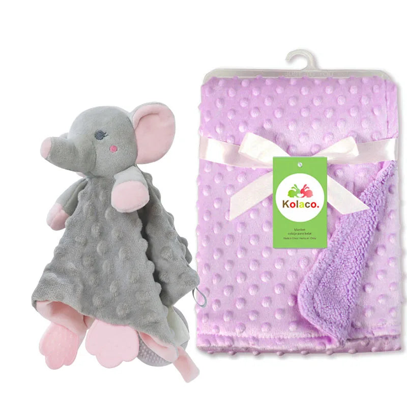 Conjunto de cobertor personalizado para bebé