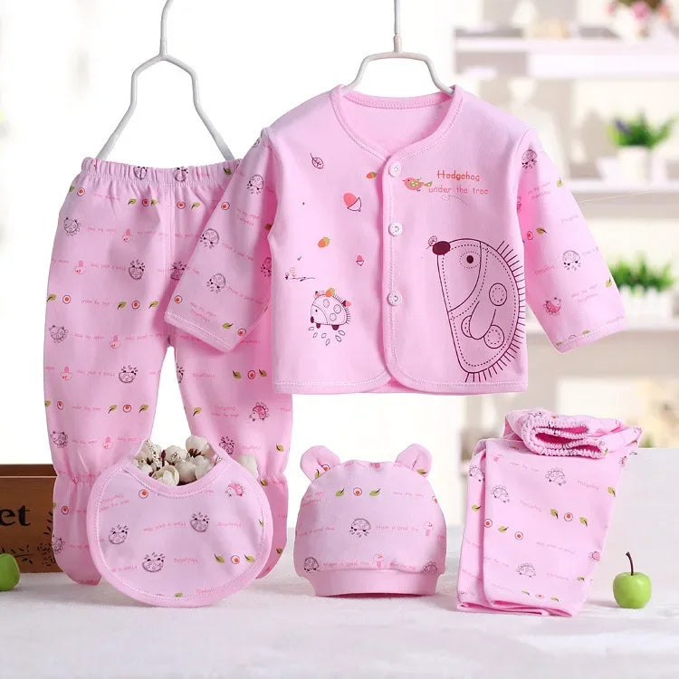 Conjunto de roupa para bebé ouriço 5 peças