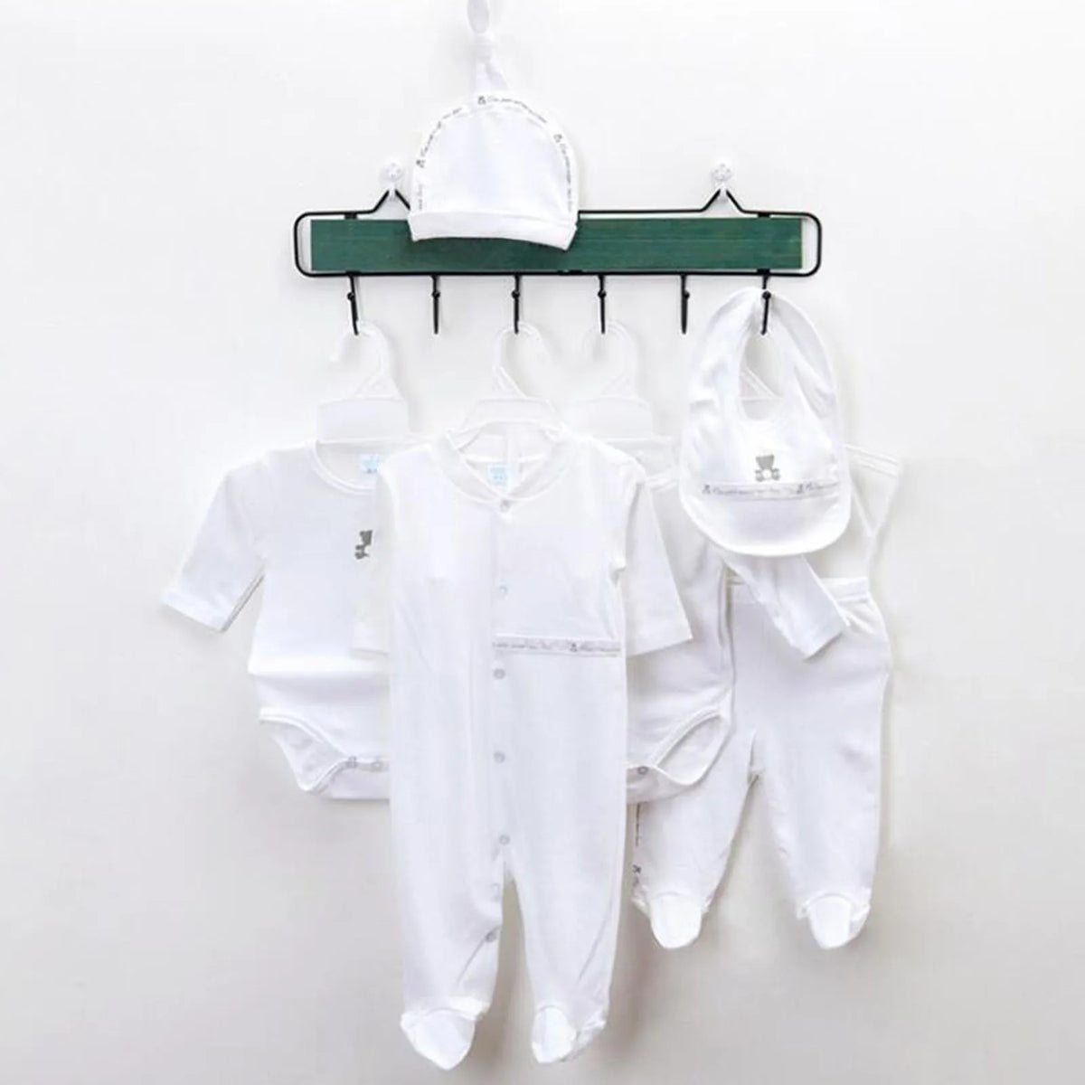 Conjunto de roupa de algodão para bebé