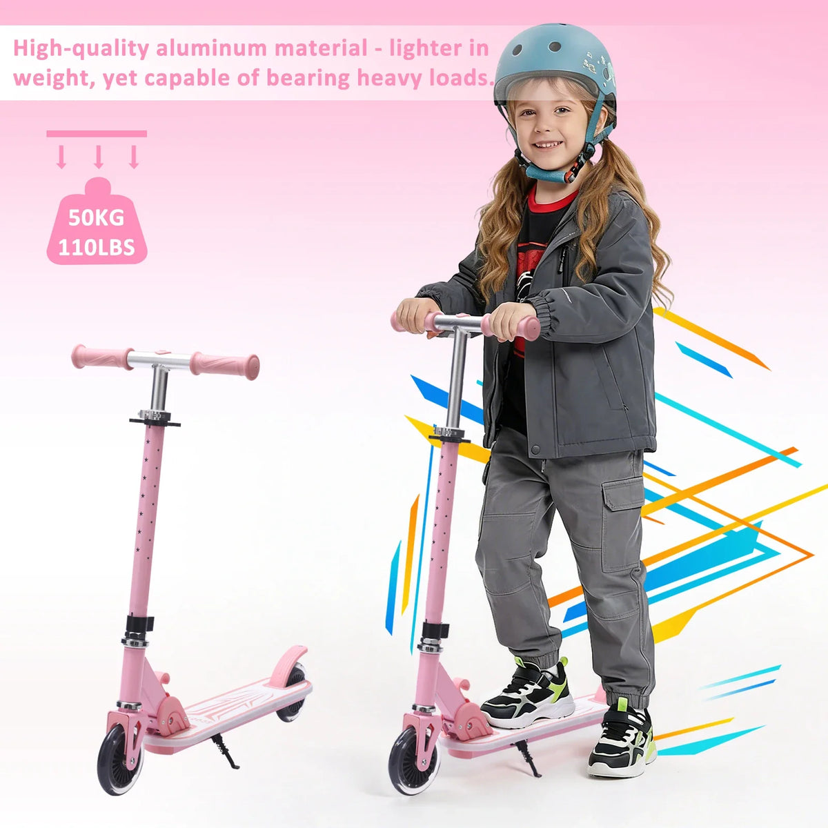 Scooter para crianças com luzes
