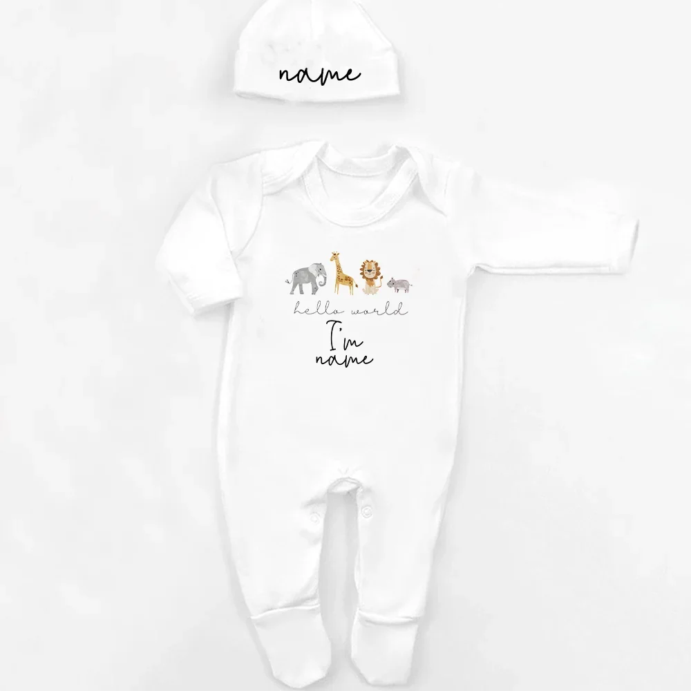 Conjunto personalizado de saída para bebé