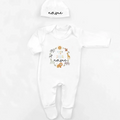 Conjunto personalizado de saída para bebé
