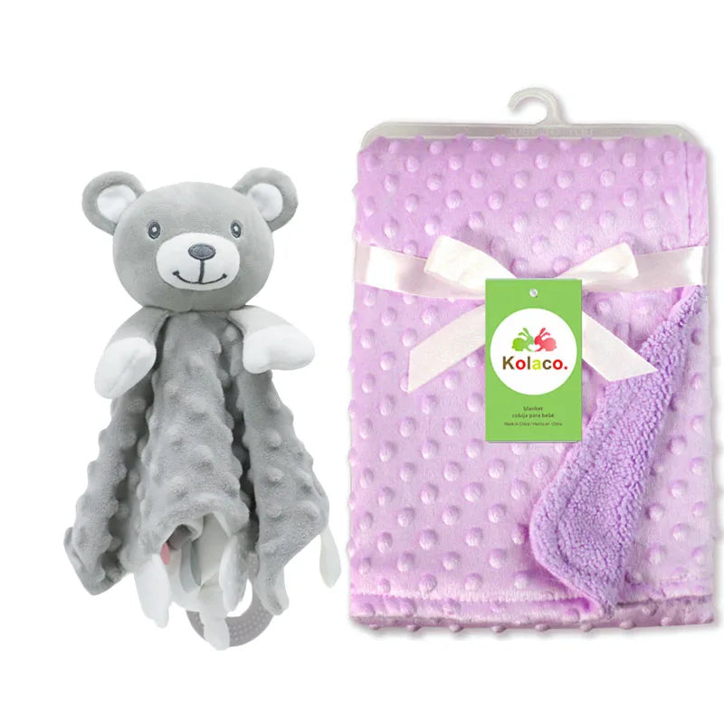 Conjunto de cobertor personalizado para bebé