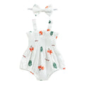 Conjunto Romper e Fita de Cabelo Gaze de Algodão Cherry Summer – Aylla & Co.