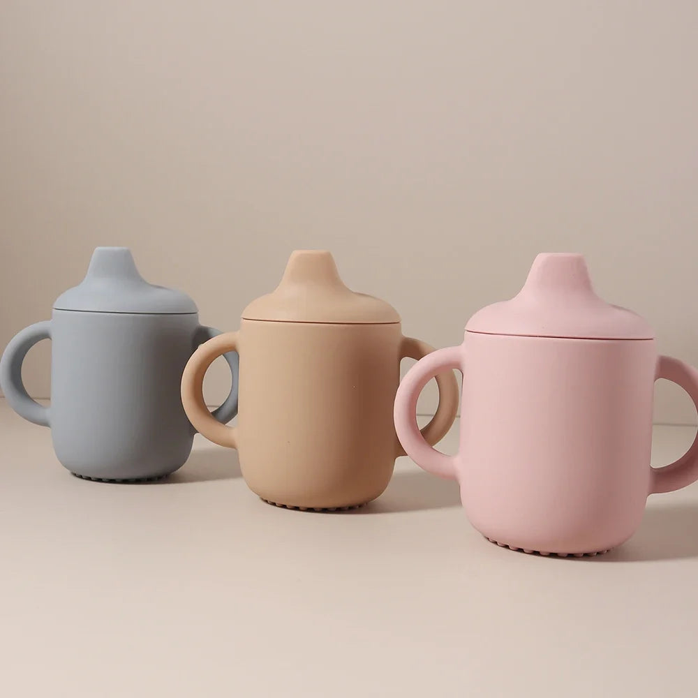 Copo personalizável em silicone para bebés