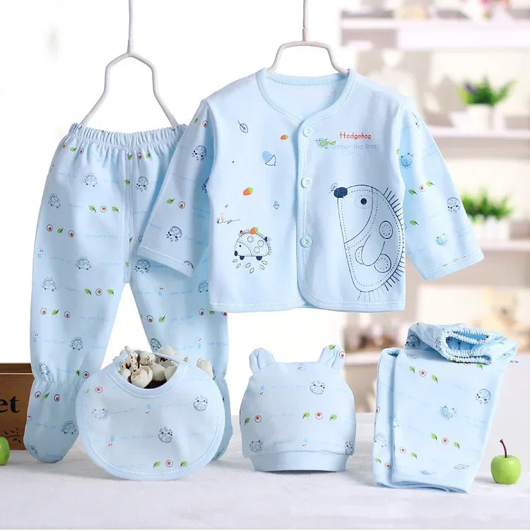 Conjunto de roupa para bebé ouriço 5 peças